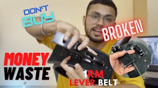 Watch This Before Buying 1RM LEVER BELT  HONEST REVIEW After 6 MONTH of Use  DISAPPOINTED [upl. by Nnaecyoj228]