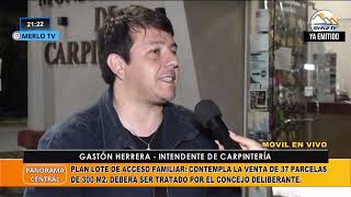 GASTÓN HERRERA  INTENDENTE DE CARPINTERÍA [upl. by Ahsienor357]