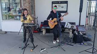 Ooberfuse playing live for visitors to Deal Pier during Refugee Week [upl. by Leirad]