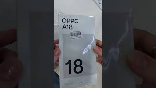 Unboxing hp oppo a18 unboxingsmartphone unboxing oppoa18 oppoindonesia [upl. by Neelya434]