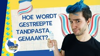 Hoe wordt gestreepte tandpasta gemaakt  Samir weet het [upl. by Otila]