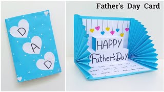 DIY  Happy Fathers Day Card • How to make fathers day greeting card • happy fathers day card 2024 [upl. by Thorner]