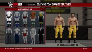 WWE 2K16 Chris Benoit Caw tutorial [upl. by Eelyab]