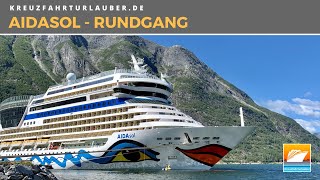 AIDAsol  Highlights im Rundgang  AIDA Cruises [upl. by Fitz713]