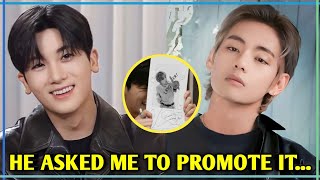 Park Hyungsik Reaction To Taehyung Song In His Latest Interview  Wooga Squad Support BTS V [upl. by Hurwitz]