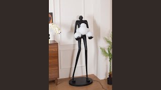 Artistic Figure Floor Lamp [upl. by Locin931]