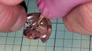 How to reassemble a Rolex 3135 Movement Automatic Module pt 2 [upl. by Marleen]