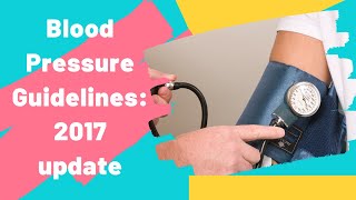 BLOOD PRESSURE GUIDELINES 2017 UPDATE  Physiotherapy Insider [upl. by Nylzzaj]