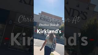 Christmas decor at kirklands My first time inside🎄💚 christmasdecor kirklands [upl. by Reta]