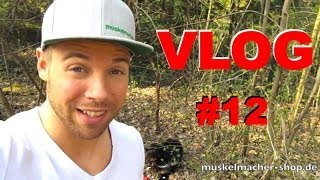 Muskelmacher Vlog 12  FIBO 2014 Aprilscherz amp Jobs im Shop [upl. by Yuzik123]