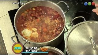 Guiso de lentejas receta  Morfi [upl. by Anon]