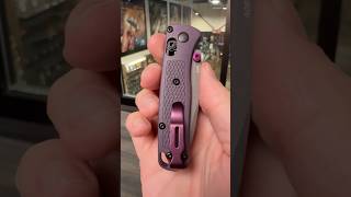 Benchmade Knives Mini Bugout Dark Purple  BenchmadeKnifeCompany [upl. by Eintirb]