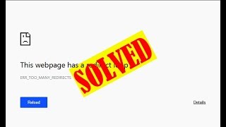 Easy Guide ERRTOOMANYREDIRECTS Chrome Error Code Issue [upl. by Ordnasil]