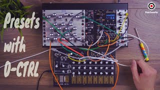 Creating presets on the Rossum Trident using the Make Noise 0CTRL [upl. by Ennyletak]