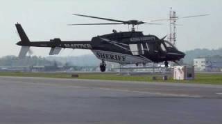 Bell 407 Helicopter King County Sheriff [upl. by Noyr]