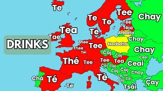 European Languages COMPARISON  Drinks [upl. by Katlaps321]