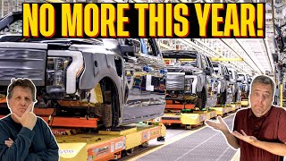 Ford STOPS F150 Lightning Production Until 2025 Heres What Happened amp What It Means [upl. by Sanferd]