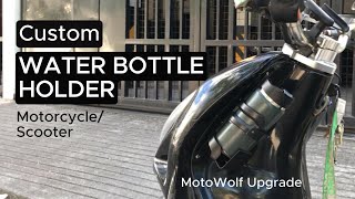 Modified Water Bottle Holder  Motowolf [upl. by Ainav]