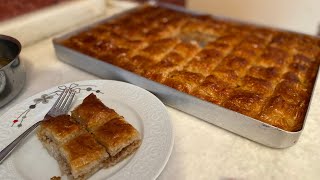 Hazır Baklava Yufkasından Baklava Yapımı  Baklava Şerbeti Tarifi [upl. by Scopp933]