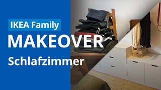 Schlafzimmer  IKEA Family Makeover mit Konrad [upl. by Teryl852]