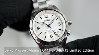 Seiko Prospex Alpinist GMT SPB409J1 Limited Edition [upl. by Ludie]