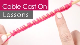 How to Knit the Cable Cast On – Easy for Beginning Knitters [upl. by Sean]