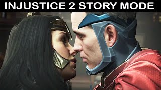 Injustice 2 All Cutscenes Game Movie FULL Story Mode  Justice League 2023 [upl. by Oiralednac]