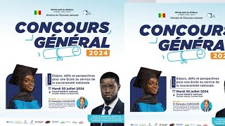 CONCOURS GENERAL 2024  en DIRECT du Grand Théatre National [upl. by Adnerad]