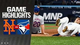 Mets vs Blue Jays Game Highlights 91024  MLB Highlights [upl. by Atnomed659]