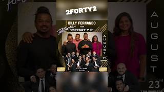 2forty2 band live show sri lanka 2024 [upl. by Wennerholn490]