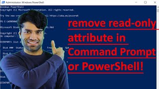 How to remove readonly attribute in Command Prompt [upl. by Reena]