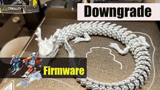 ender 3 s1 pro firmware downgrade  how to downgrade ender 3 s1 pro firmware [upl. by Pippo]