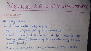 Vernal Keratoconjunctivitis Ophthalmology [upl. by Tila]