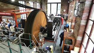 Bancroft Mill Roberts Engine seen from a viewpoint never seen before on Video [upl. by Sacci]