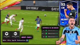 BEST CM RIVALS MILINKOVIC SAVIC REVIEW FC MOBILE [upl. by Eimyaj412]