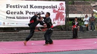 Pencak Silat Kera Sakti  Pencak Malioboro Festival ke3 Demo Koreografi Pencak Silat Indonesia [upl. by Onifled]