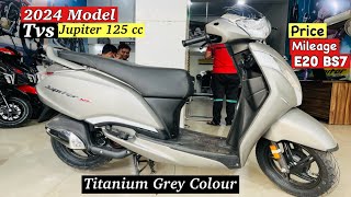 🔥Tvs Jupiter 125 New Model 2024 Details Review  PriceMileage Features  TVS Jupiter 125cc [upl. by Candice]