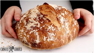 3 Ingredient Italian NO KNEAD BREAD  The Easiest way to make Bread [upl. by Eemia]