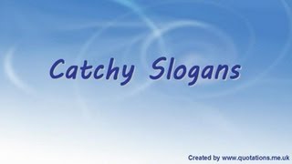 ♦●♦ Catchy Slogans  Famous Catchy Slogans ♦●♦ [upl. by Corie]