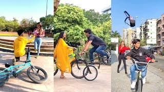 BMX Riders TiktokCycle Stunt Tiktok videos Trending Tiktok Viral Bmx Tiktok videos Yusufbmx [upl. by Hazeefah]