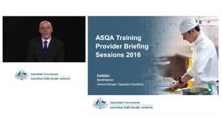 Training Provider Briefing webcast May 2016 [upl. by Leede]