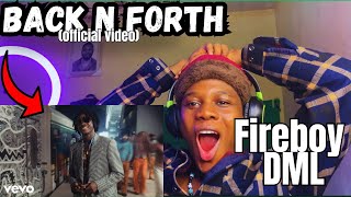 Fireboy DML Lagbaja  back n forth Official Video Reaction fireboydml [upl. by Ordnazil]