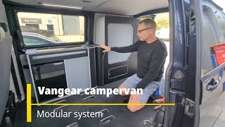 Vangear Campervan Modular kitchen System [upl. by Repinuj861]