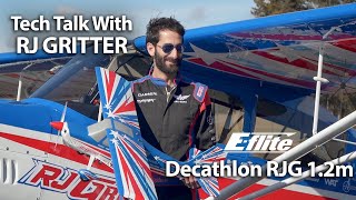 Tech Talk Eflite Decathlon RJG 12m with RJ Gritter and David Payne [upl. by Euqinommod]