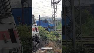 22307 Howrah Bikaner Sf overtaking coal loaded freight with Wag12 🔥 overtake wap7 indianrailways [upl. by Akirderf386]