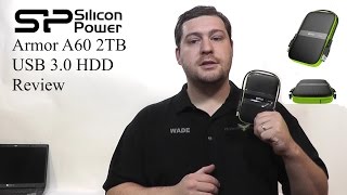 Silicon Power Armor A60 USB 30 Hard Drive Review [upl. by Ettenrahc405]