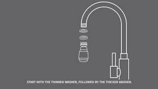 StepbyStep Faucet Aerator Installation [upl. by Auqenahc]