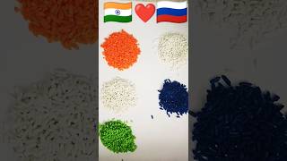 Indian Flag ❤️ Russia Flag  Republic Day Drawing Independence Day Drawing shorts shortfeed [upl. by Aliehc366]