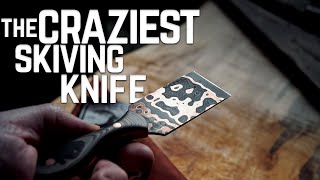 The BEST Leather Skiving Knife Ibex Ironworks Skiving Knife Review [upl. by Lleznod]