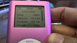 iPod Mini 64gb upgrade fix using SDHC or SDXC flash cards [upl. by Fanchon]